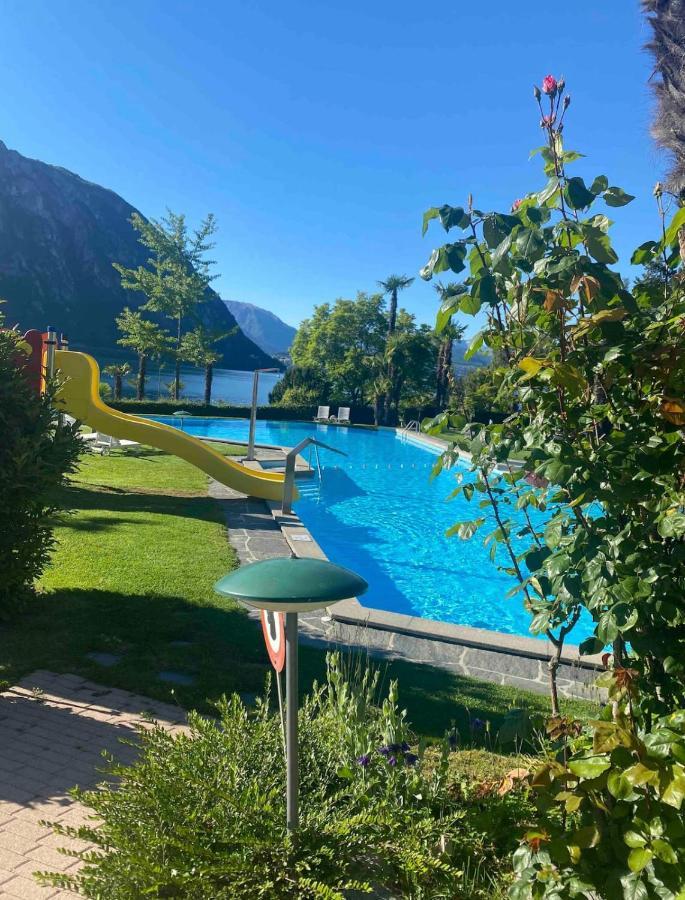 דירות ביסונה Holiday On The Lake Lugano 2 מראה חיצוני תמונה